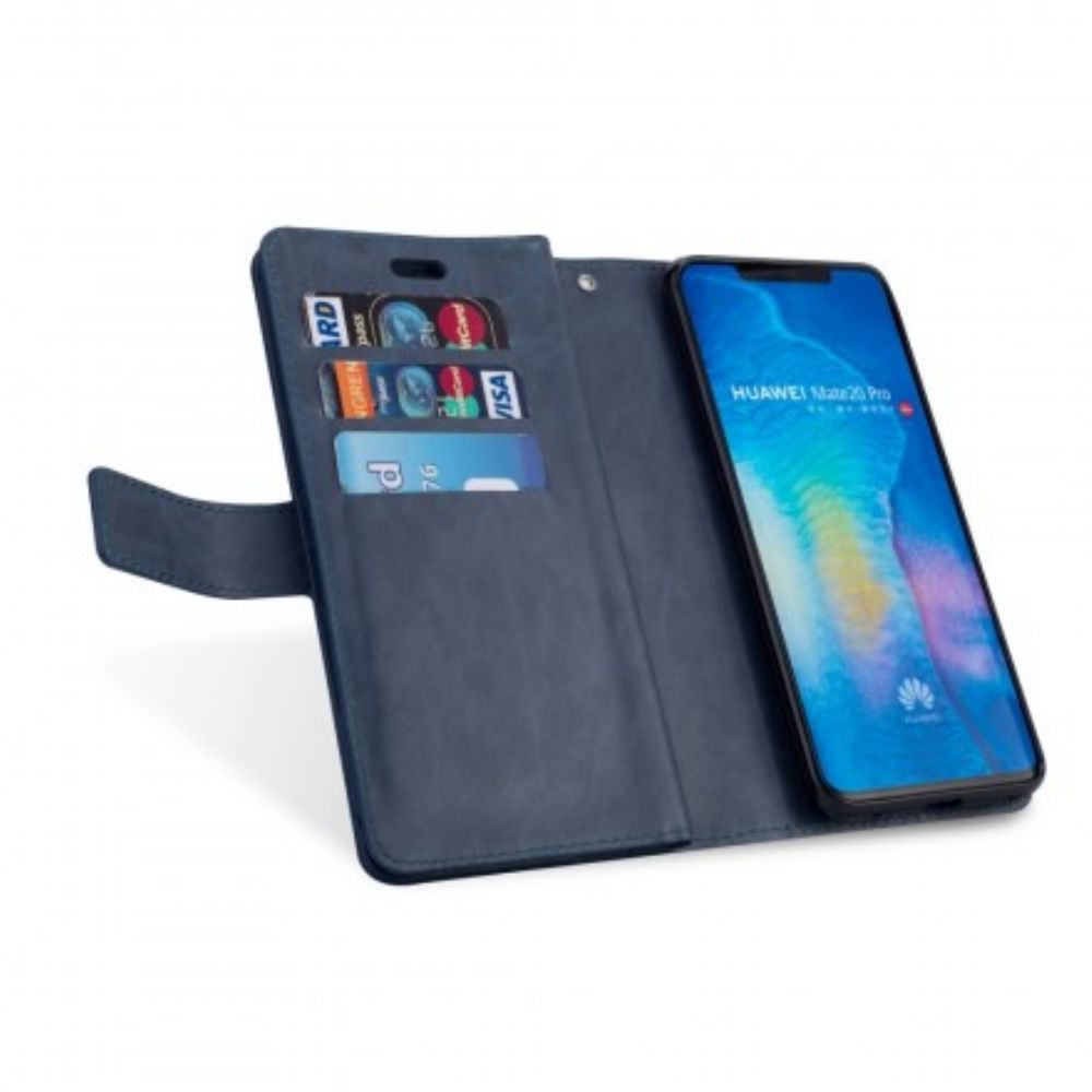 Folio-hoesje voor Huawei Mate 20 Pro Portemonnee Met Lanyard