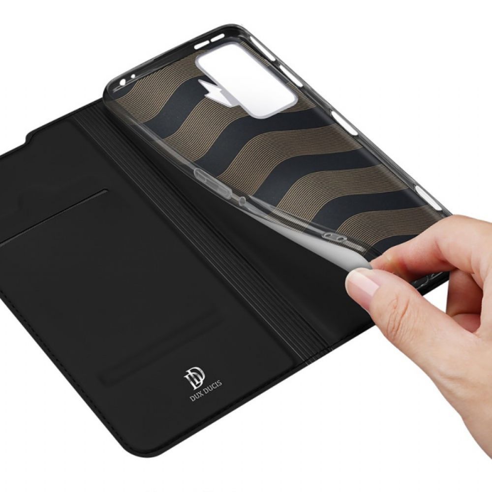 Bescherming Hoesje voor Poco F4 GT Folio-hoesje Dux Ducis Pro-serie Skin