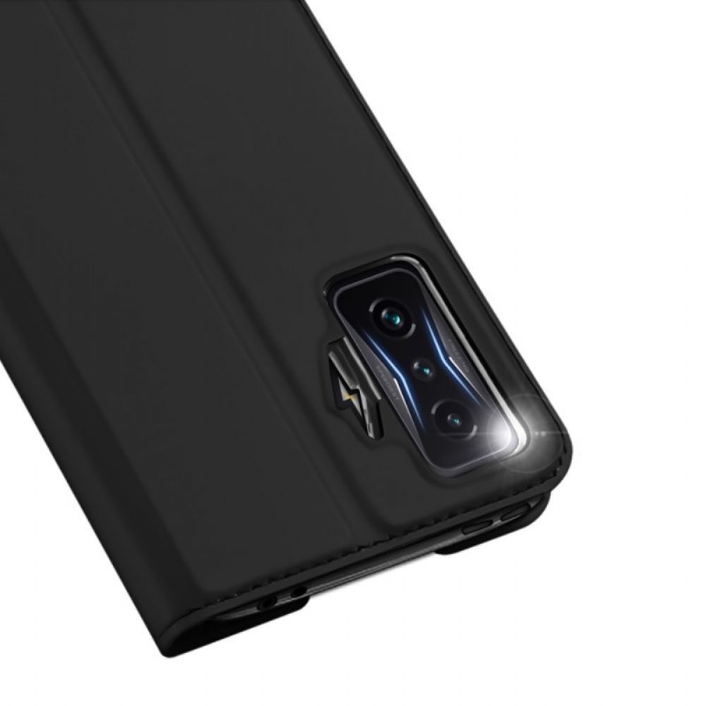 Bescherming Hoesje voor Poco F4 GT Folio-hoesje Dux Ducis Pro-serie Skin