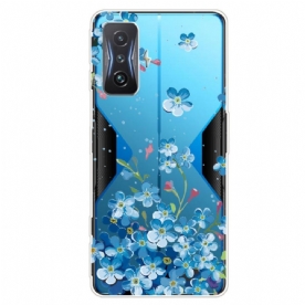Hoesje voor Poco F4 GT Blauwe Bloemen