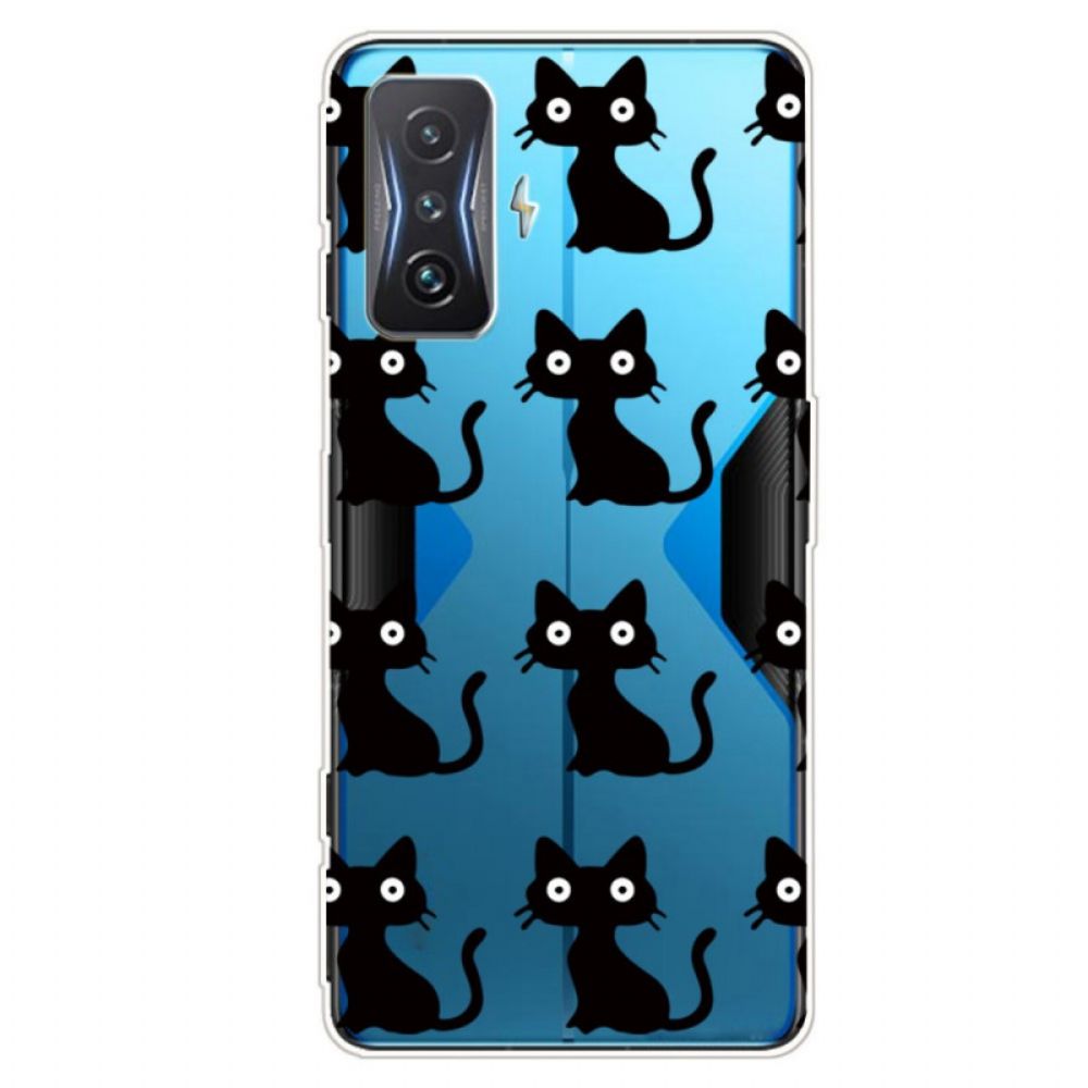 Hoesje voor Poco F4 GT Transparante Katten