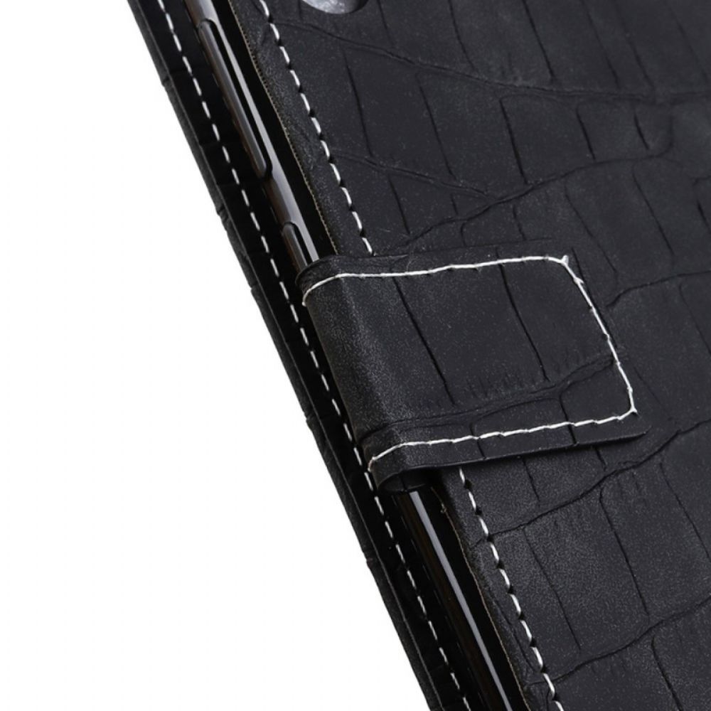 Leren Hoesje voor Poco F4 GT Krokodillenleer Stijl