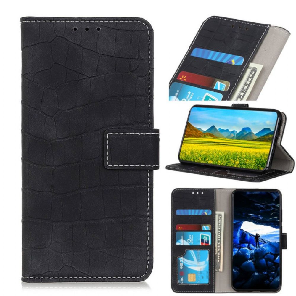 Leren Hoesje voor Poco F4 GT Krokodillenleer Stijl