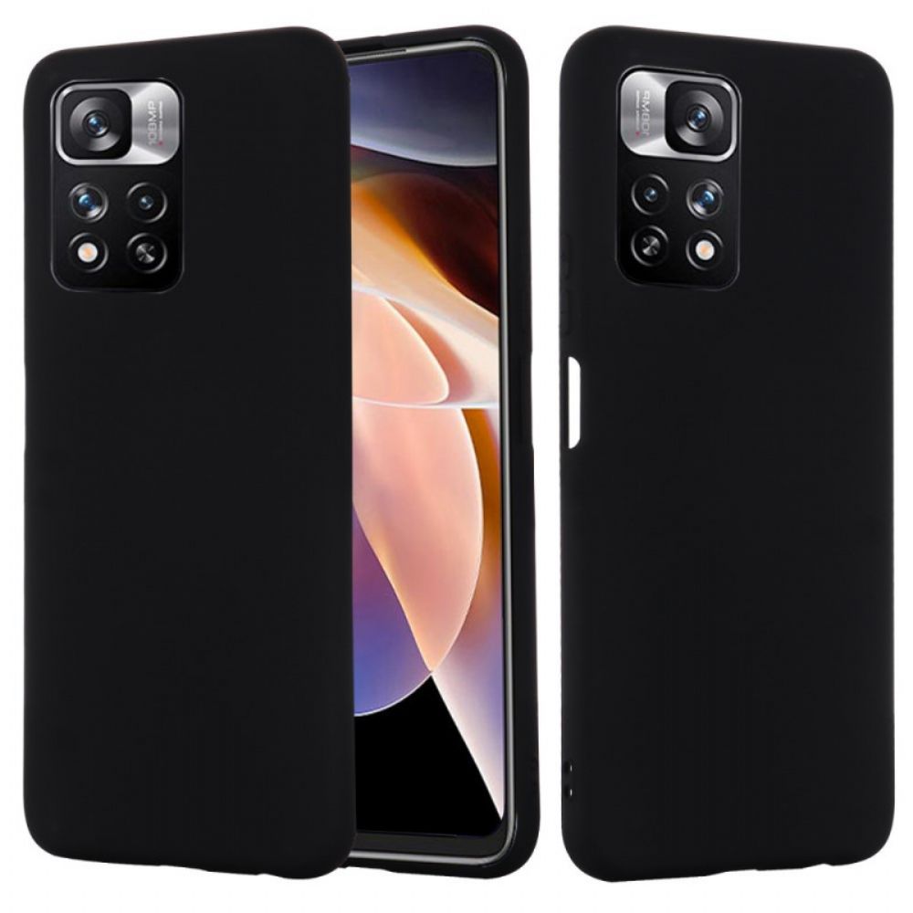 Hoesje voor Xiaomi Redmi Note 11 Pro Plus 5G Vloeibare Siliconen Met Koord