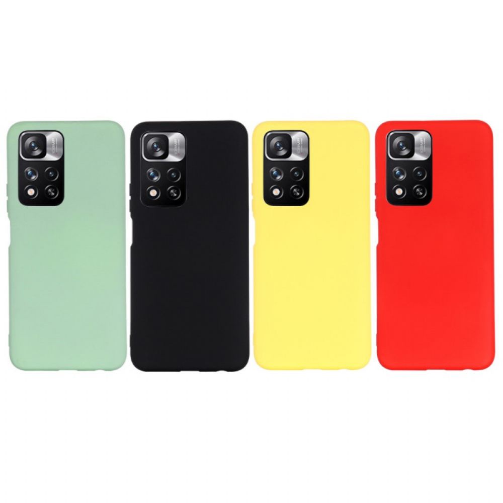 Hoesje voor Xiaomi Redmi Note 11 Pro Plus 5G Vloeibare Siliconen Met Koord