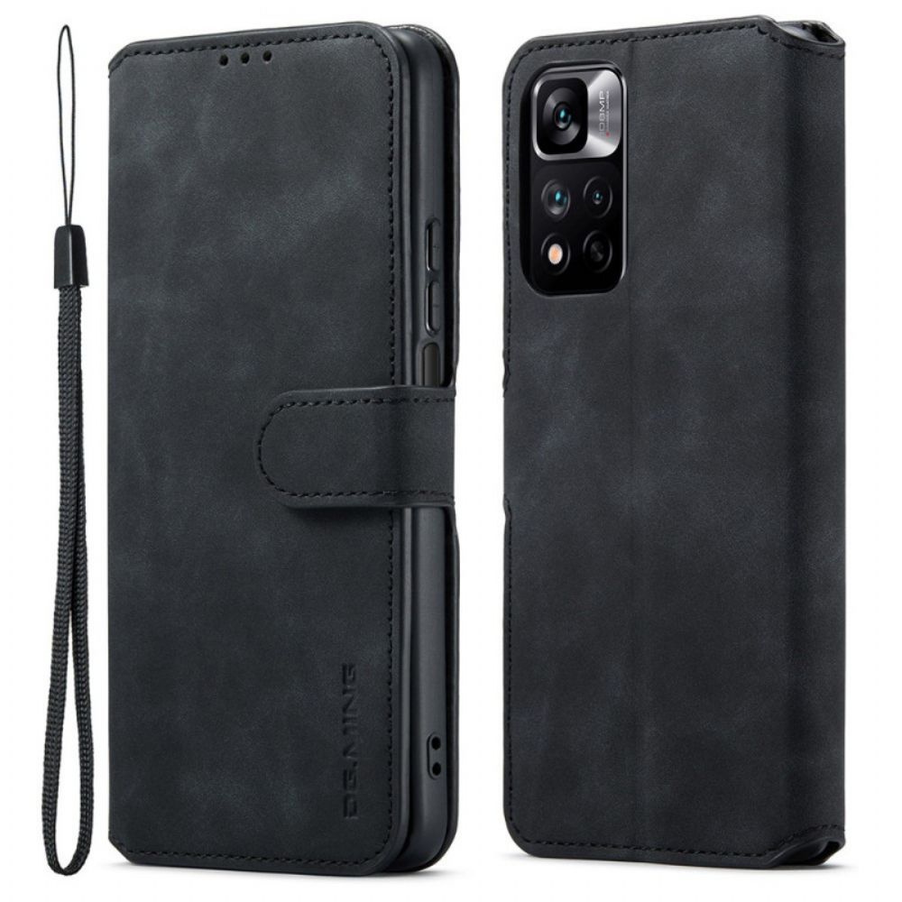 Leren Hoesje voor Xiaomi Redmi Note 11 Pro Plus 5G Dg.ming Retro