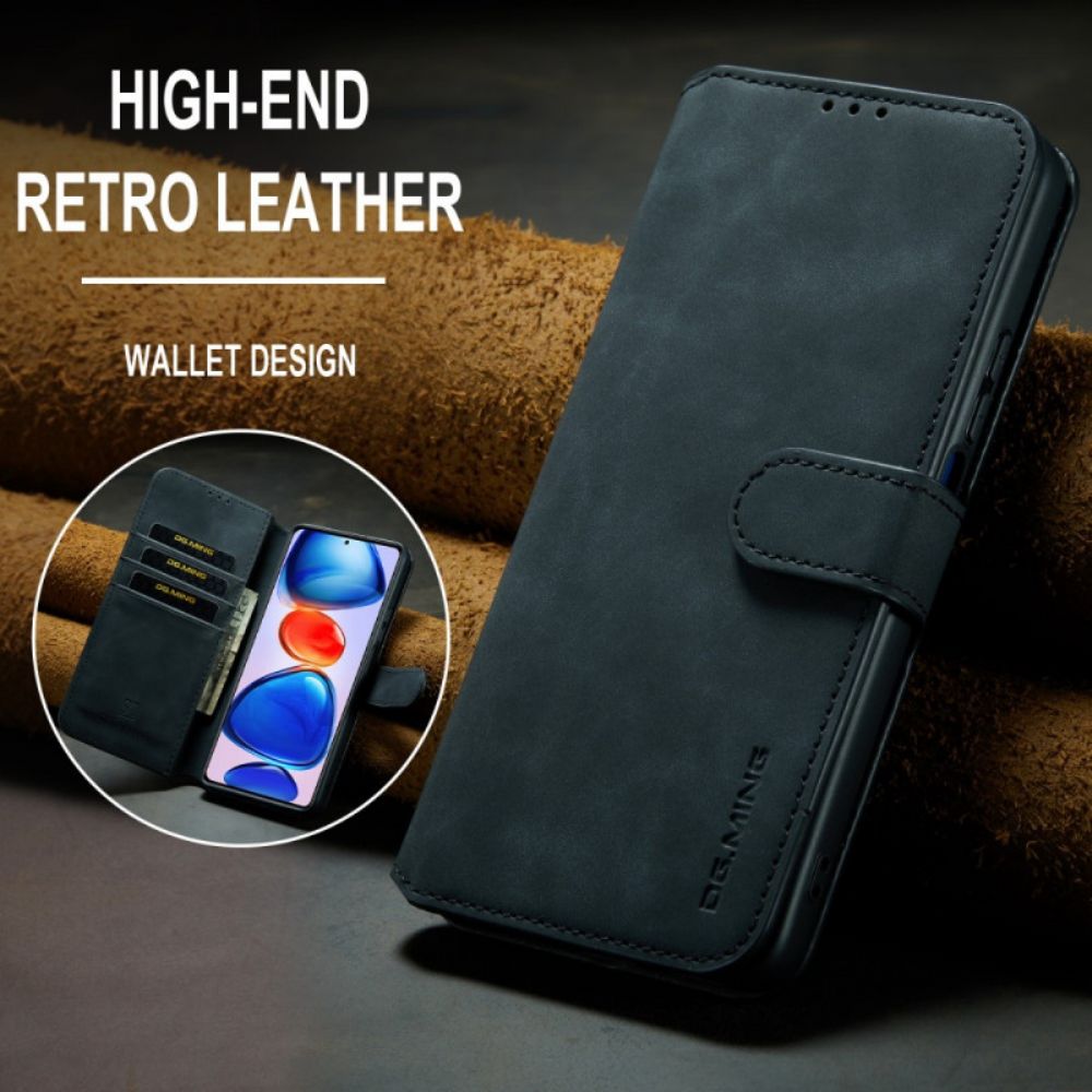 Leren Hoesje voor Xiaomi Redmi Note 11 Pro Plus 5G Dg.ming Retro