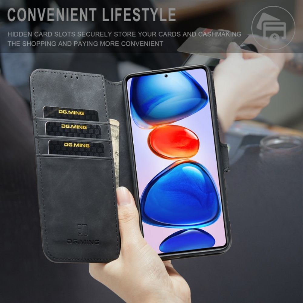 Leren Hoesje voor Xiaomi Redmi Note 11 Pro Plus 5G Dg.ming Retro