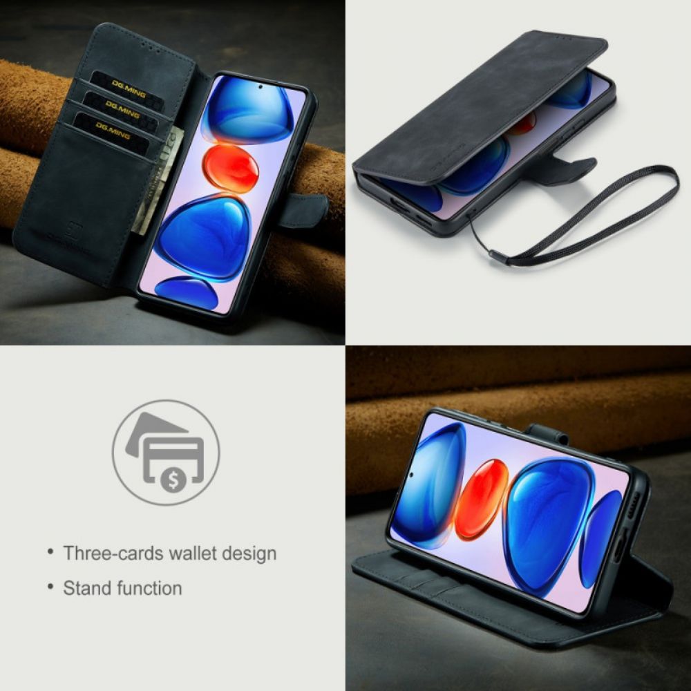 Leren Hoesje voor Xiaomi Redmi Note 11 Pro Plus 5G Dg.ming Retro