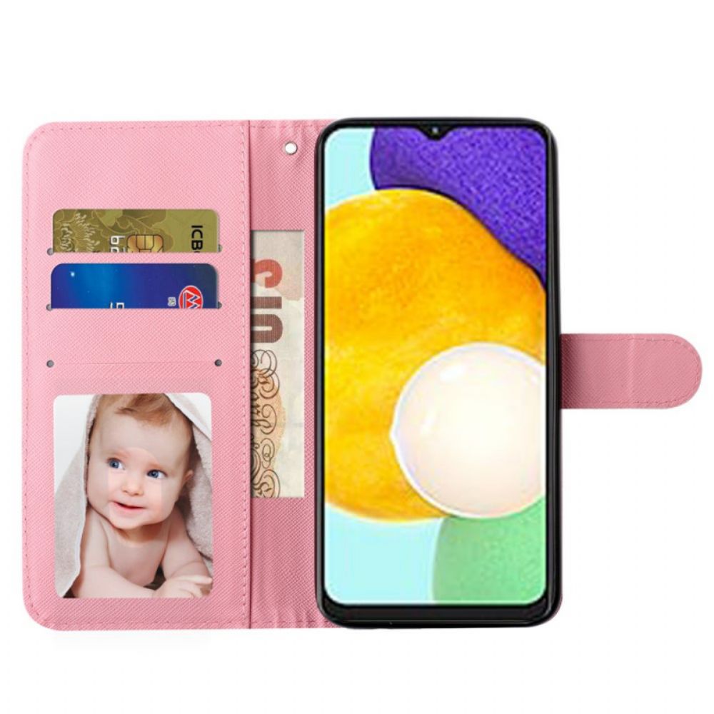 Leren Hoesje voor Xiaomi Redmi Note 11 Pro Plus 5G Met Ketting Thong Beren