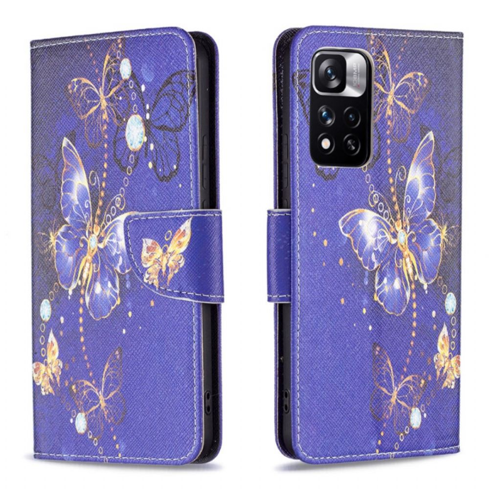 Leren Hoesje voor Xiaomi Redmi Note 11 Pro Plus 5G Motten