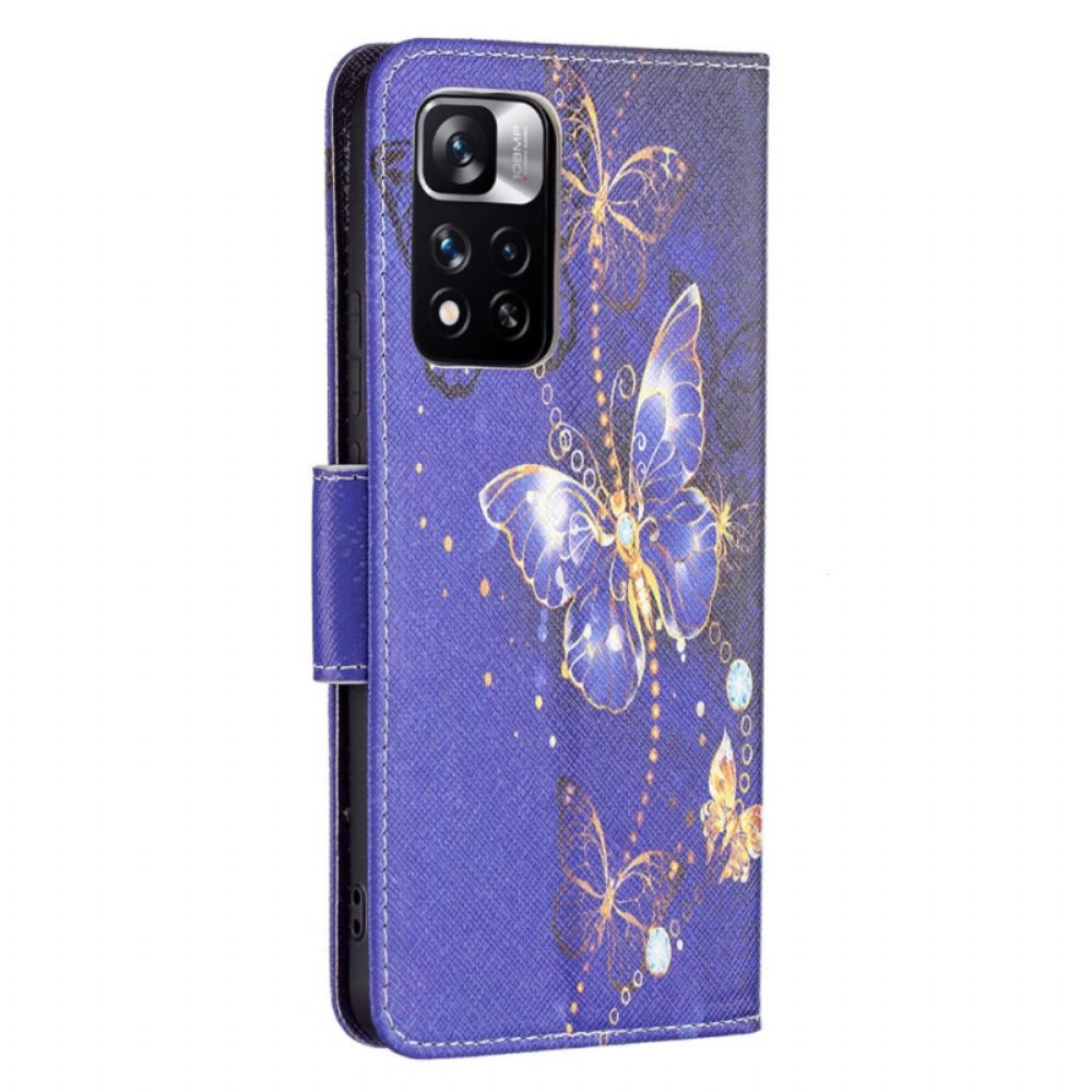 Leren Hoesje voor Xiaomi Redmi Note 11 Pro Plus 5G Motten