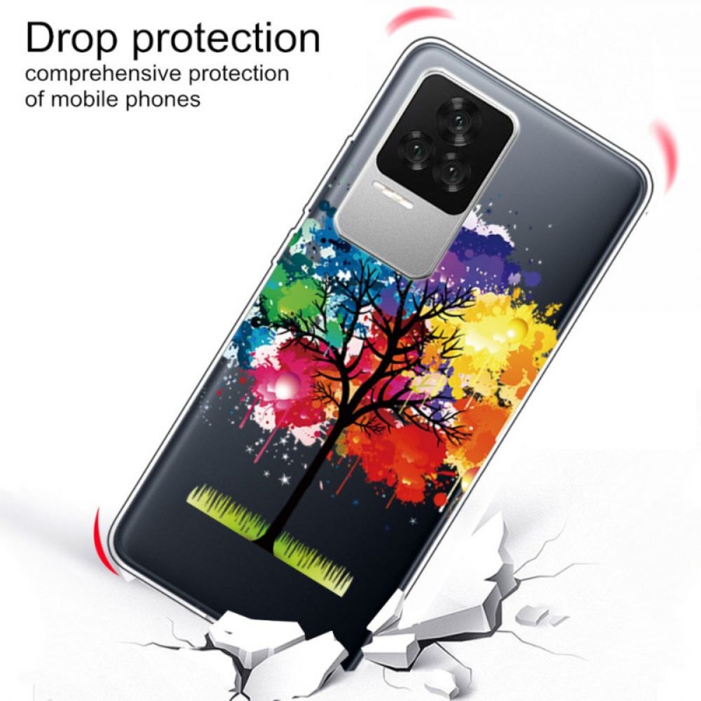 Hoesje voor Poco F4 Aquarel Boom