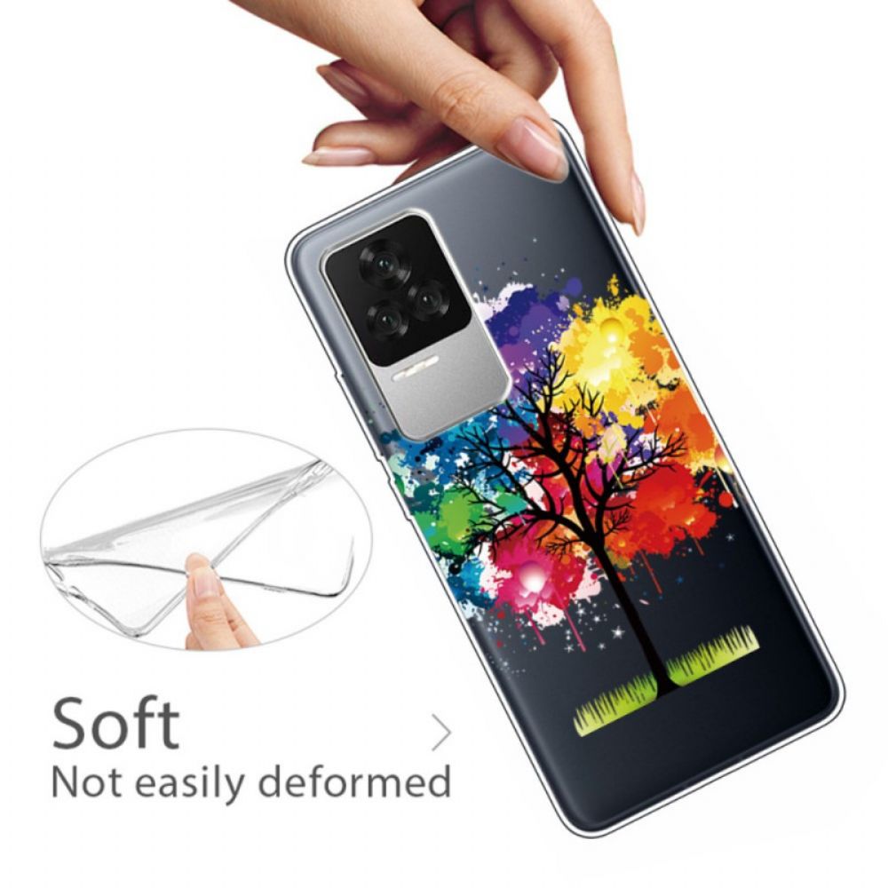 Hoesje voor Poco F4 Aquarel Boom