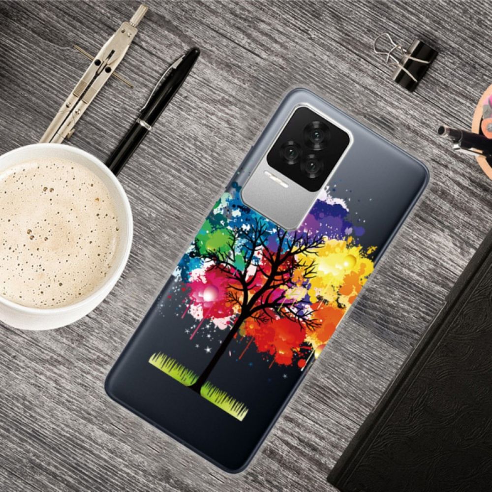 Hoesje voor Poco F4 Aquarel Boom