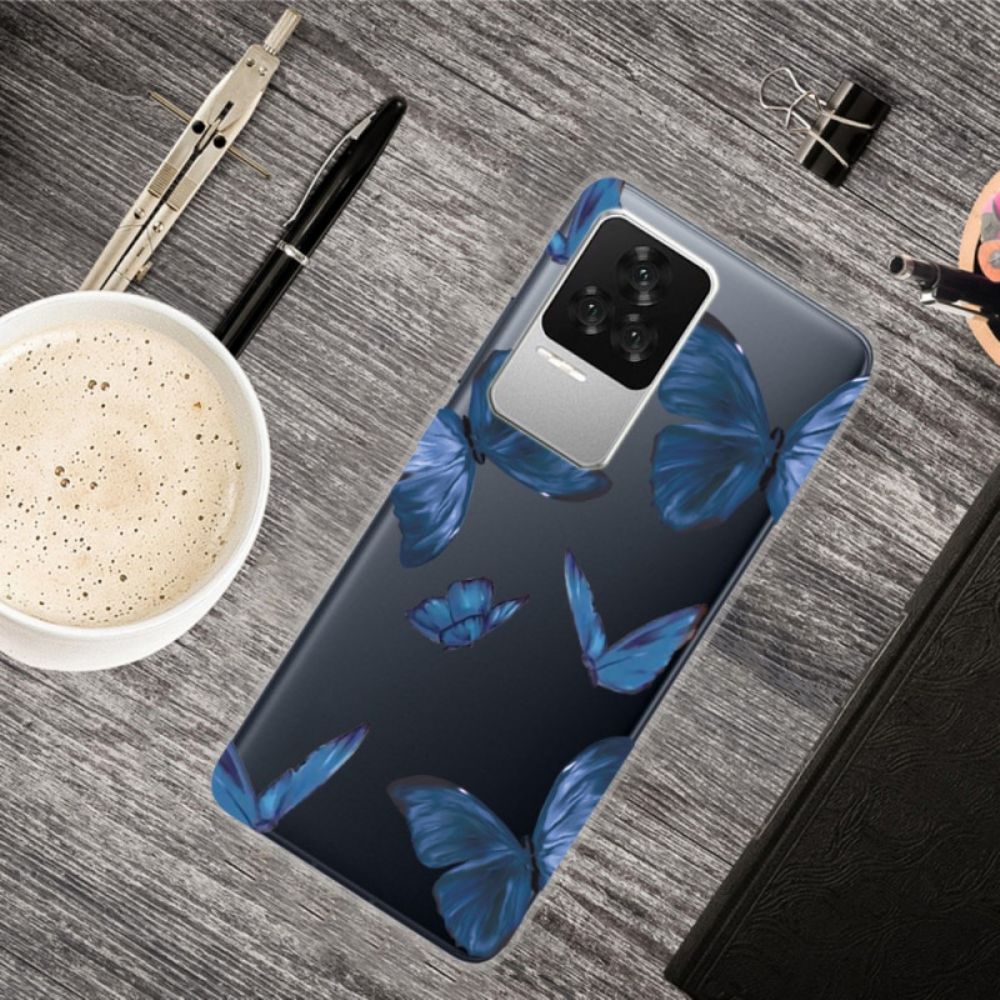Hoesje voor Poco F4 Kleurrijke Vlinders