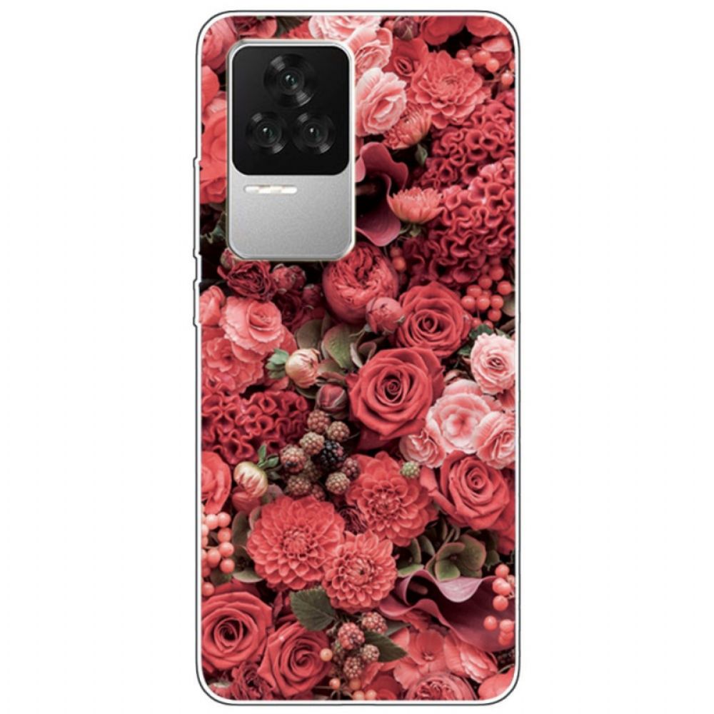 Hoesje voor Poco F4 Mooie Bloemen