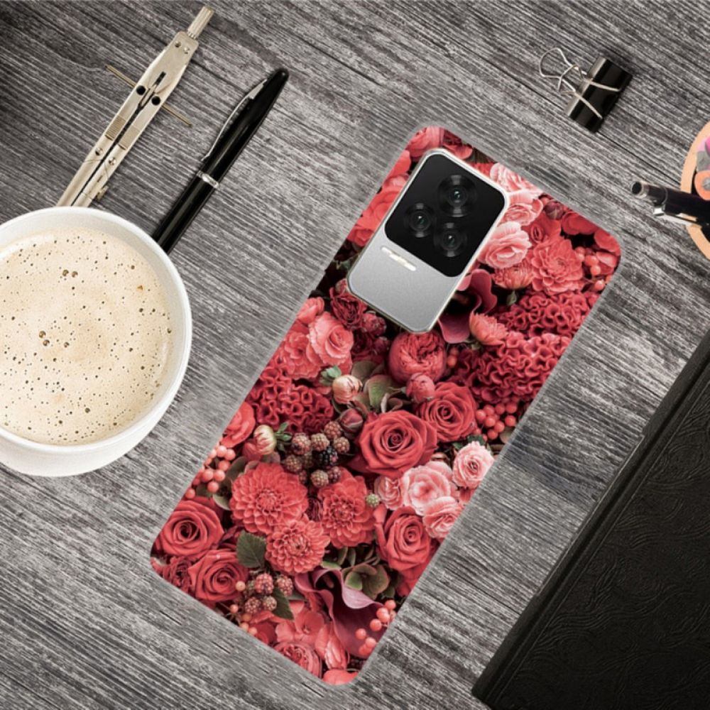 Hoesje voor Poco F4 Mooie Bloemen
