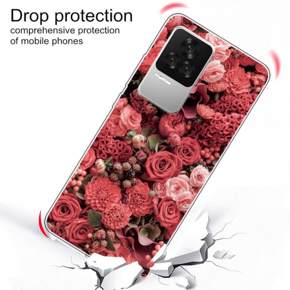 Hoesje voor Poco F4 Mooie Bloemen