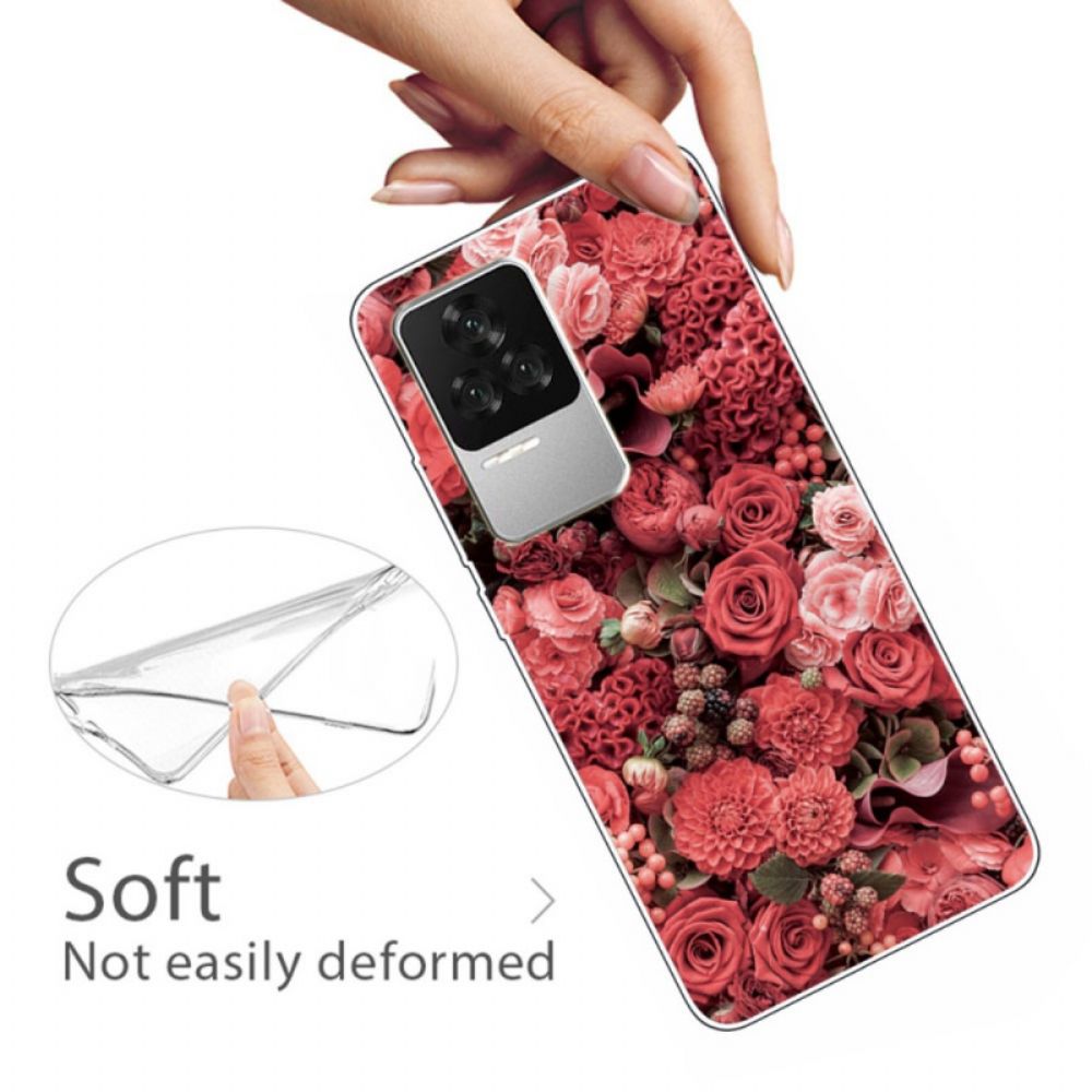 Hoesje voor Poco F4 Mooie Bloemen