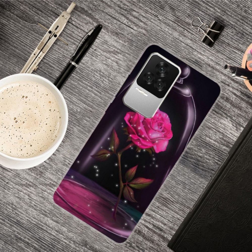 Hoesje voor Poco F4 Siliconen Roze