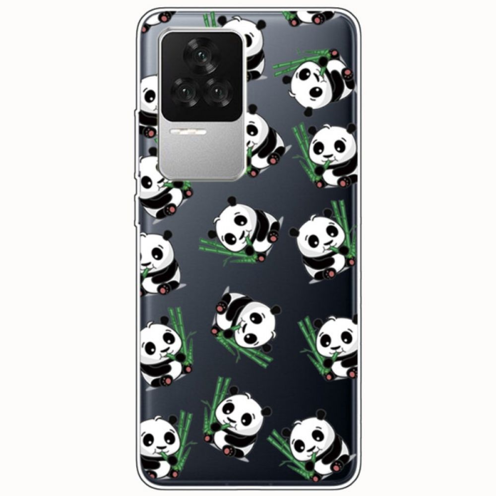 Telefoonhoesje voor Poco F4 Mooie Panda's
