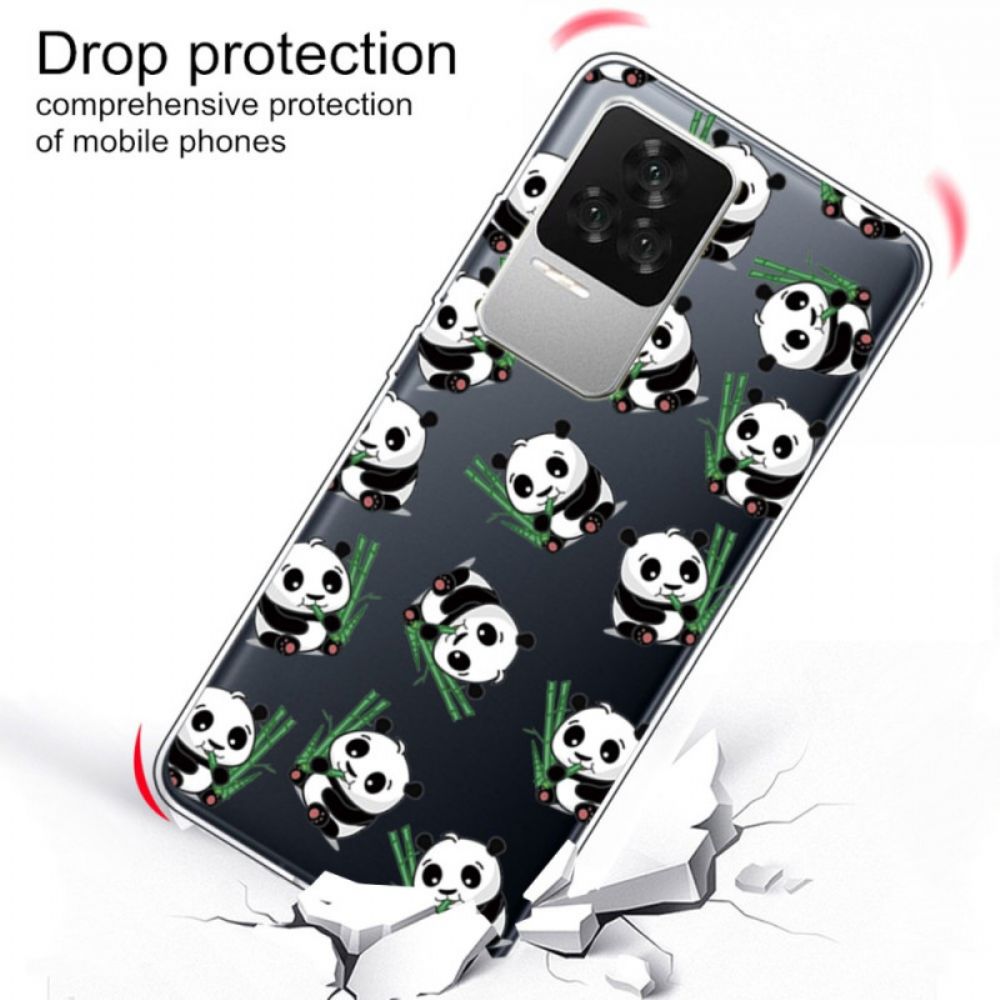 Telefoonhoesje voor Poco F4 Mooie Panda's
