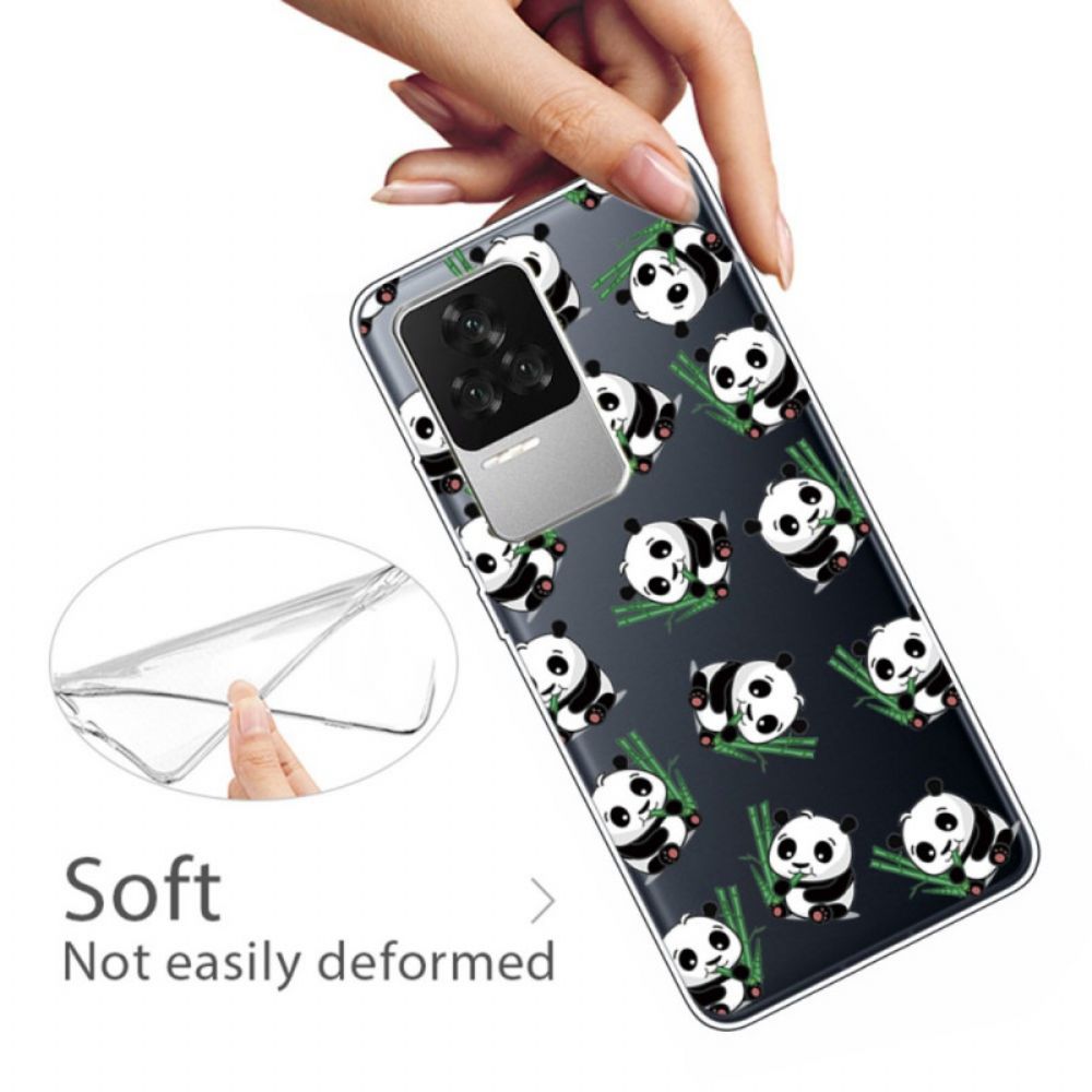 Telefoonhoesje voor Poco F4 Mooie Panda's