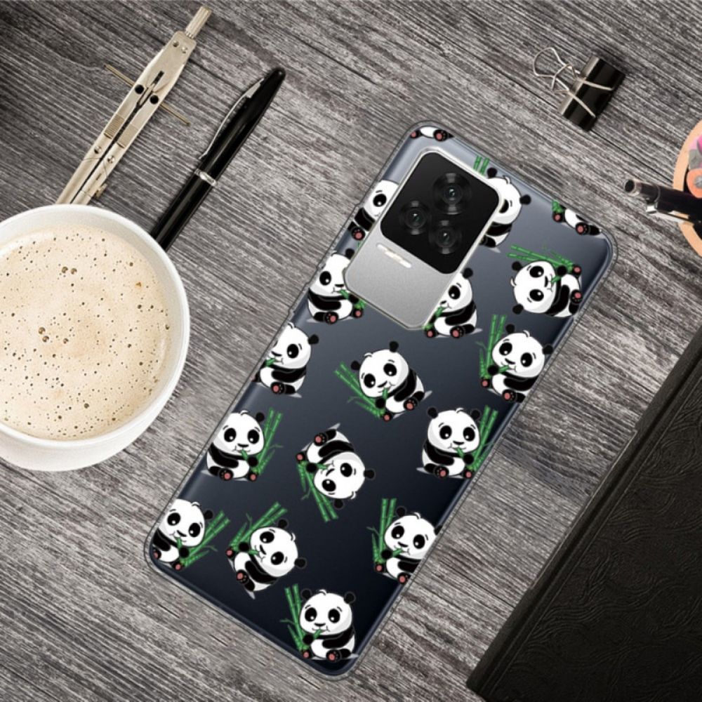 Telefoonhoesje voor Poco F4 Mooie Panda's