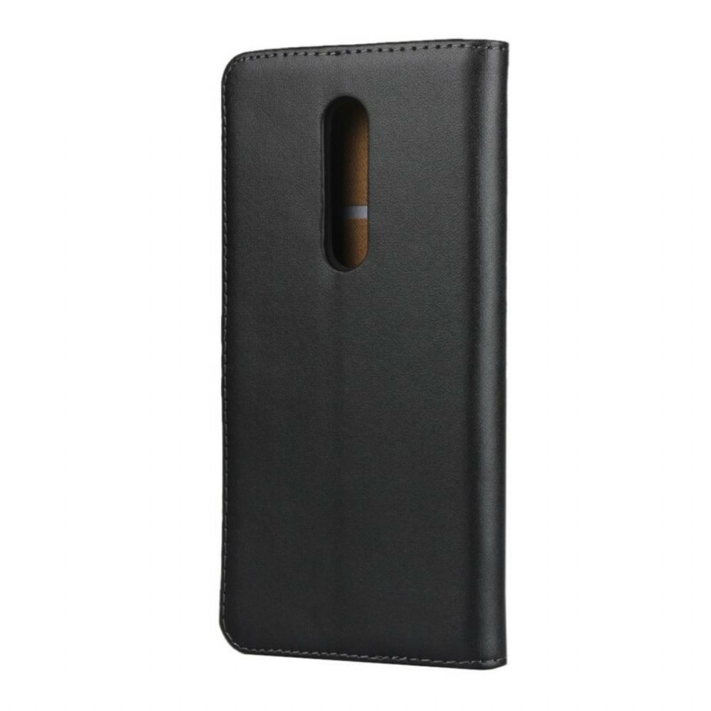 Folio-hoesje voor OnePlus 7 Pro Echt Leer Meer