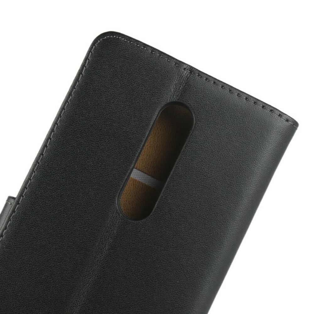 Folio-hoesje voor OnePlus 7 Pro Echt Leer Meer