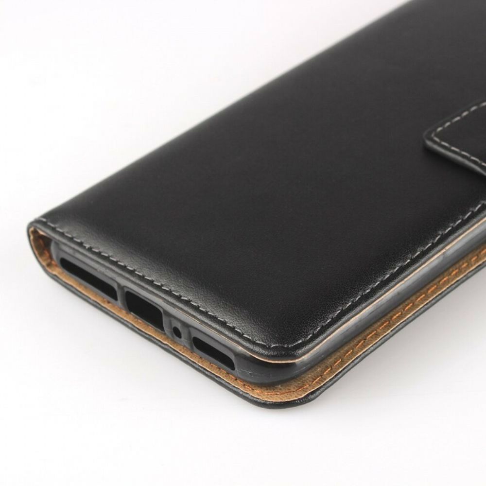Folio-hoesje voor OnePlus 7 Pro Echt Leer Meer