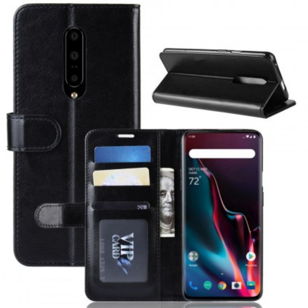 Folio-hoesje voor OnePlus 7 Pro Ultra Kunstleer