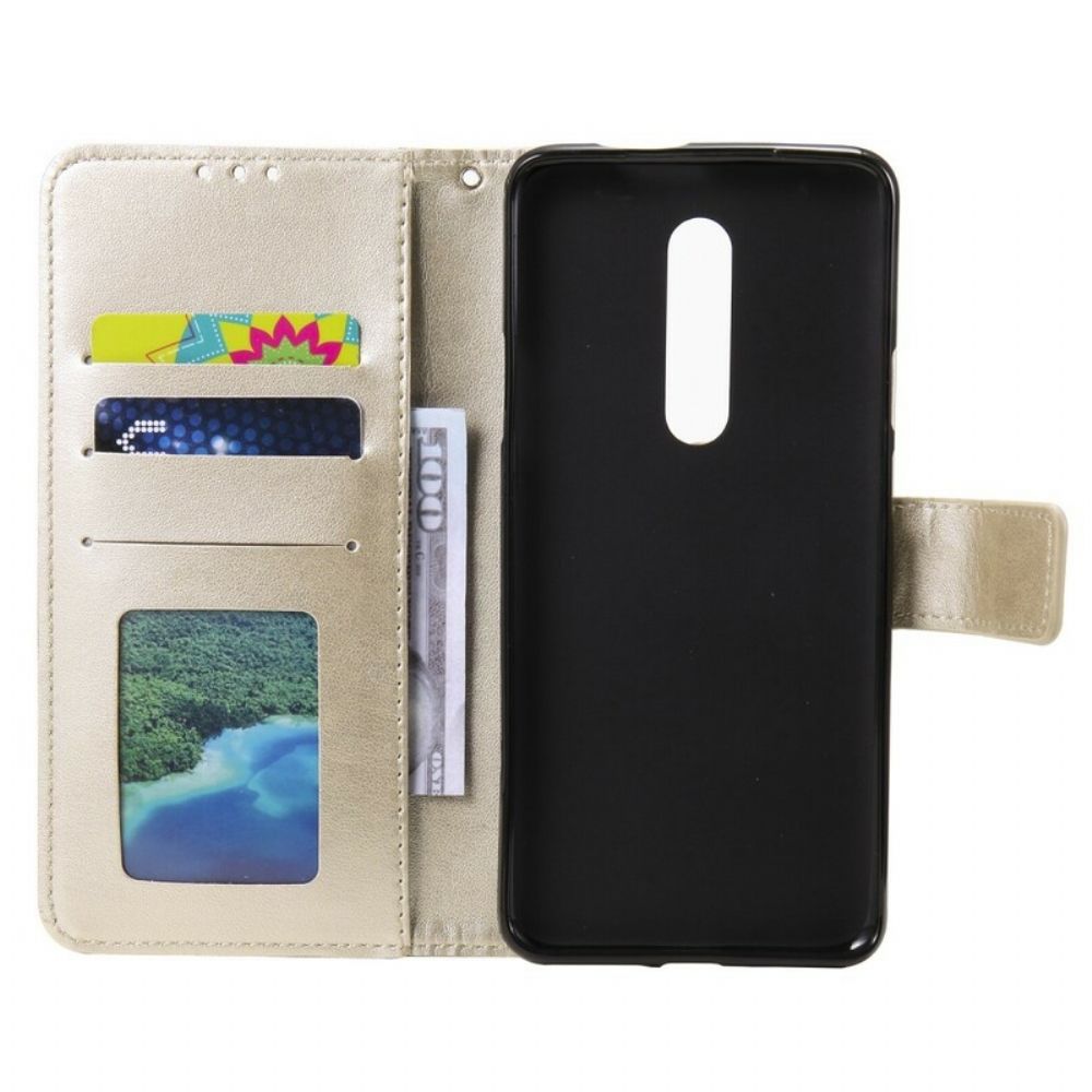 Folio-hoesje voor OnePlus 7 Pro Zonnemandala
