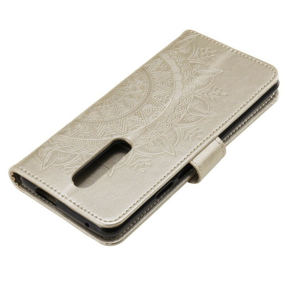 Folio-hoesje voor OnePlus 7 Pro Zonnemandala