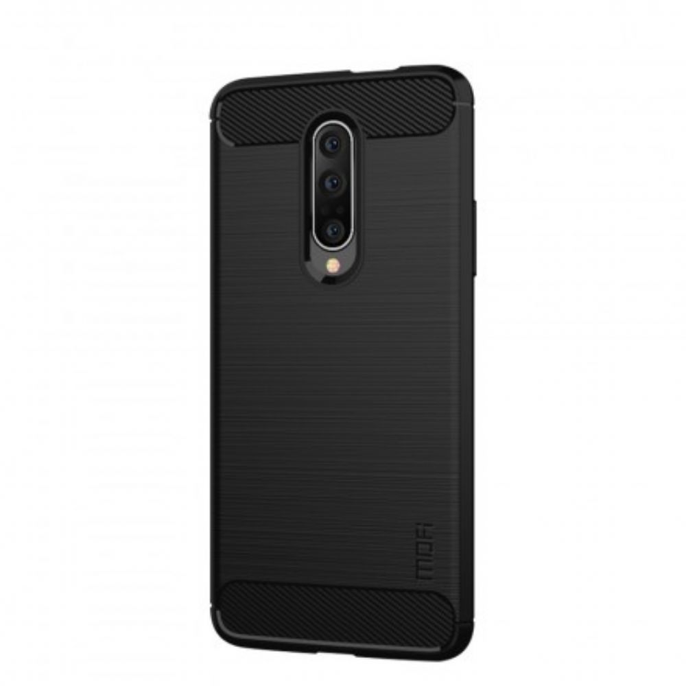 Hoesje voor OnePlus 7 Pro Mofi Geborstelde Koolstofvezel
