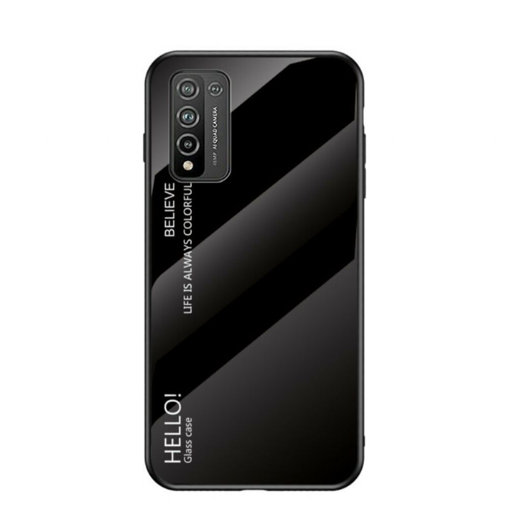 Hoesje voor Honor 10X Lite Hallo Gehard Glas