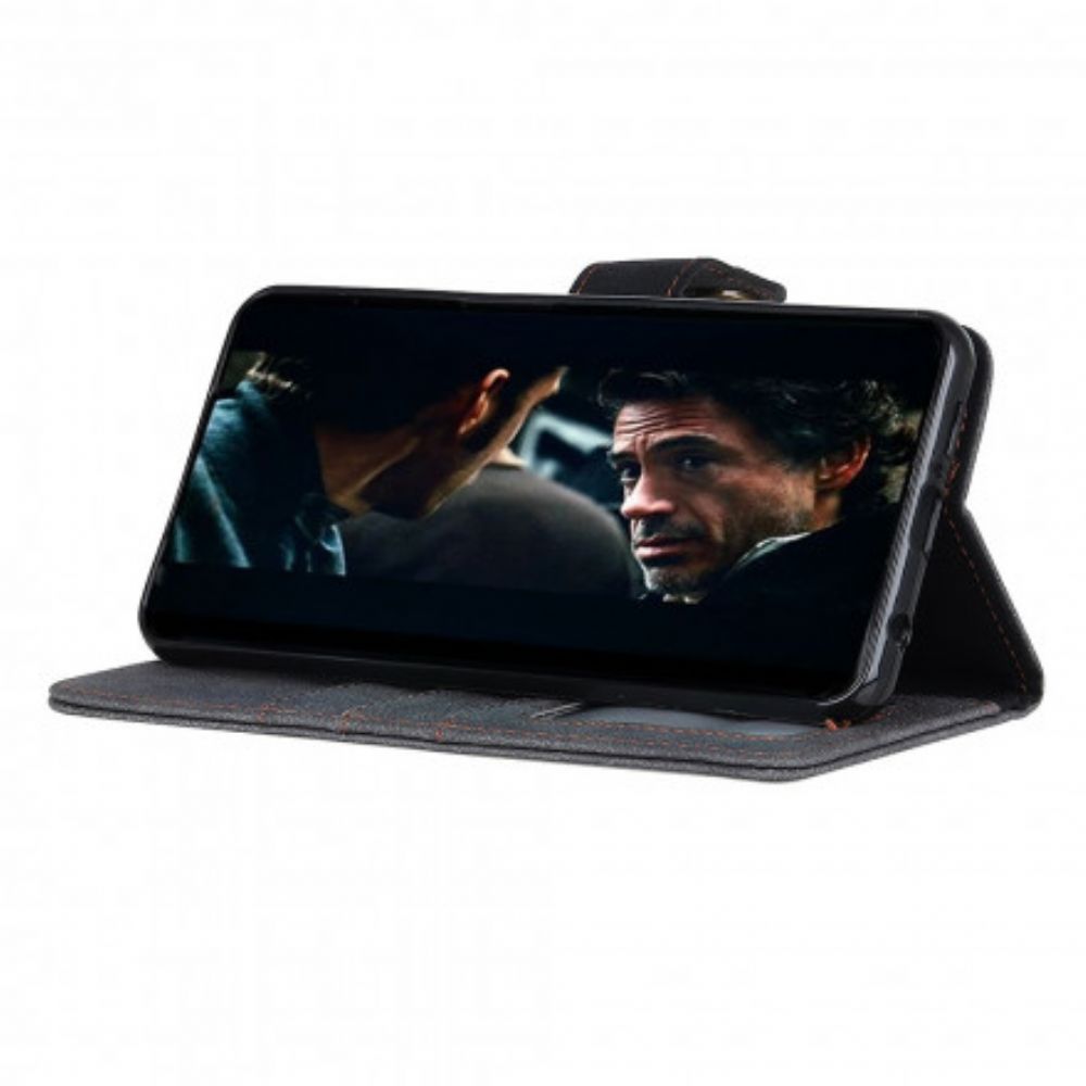 Folio-hoesje voor OnePlus 9 Pro Khazneh Retro Splitleer