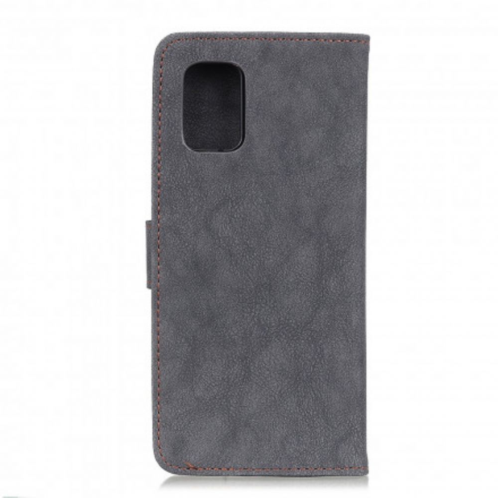 Folio-hoesje voor OnePlus 9 Pro Khazneh Retro Splitleer