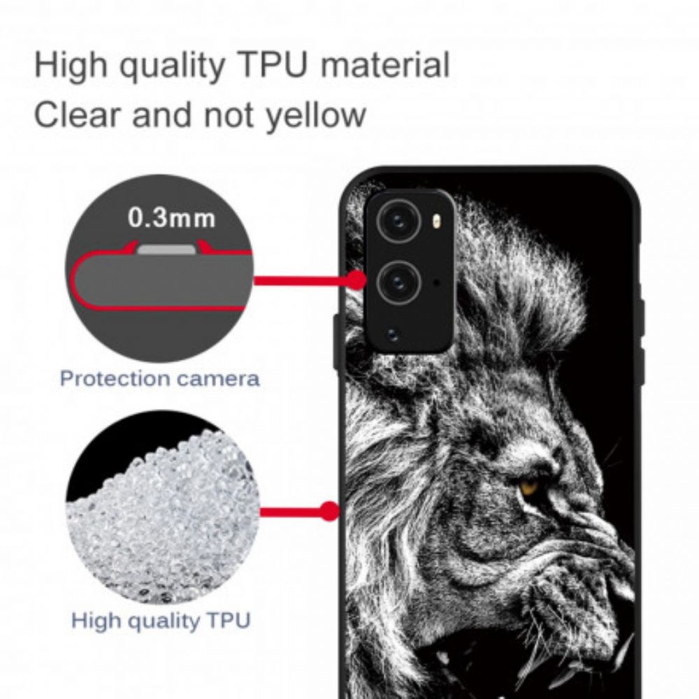 Hoesje voor OnePlus 9 Pro Felle Leeuw