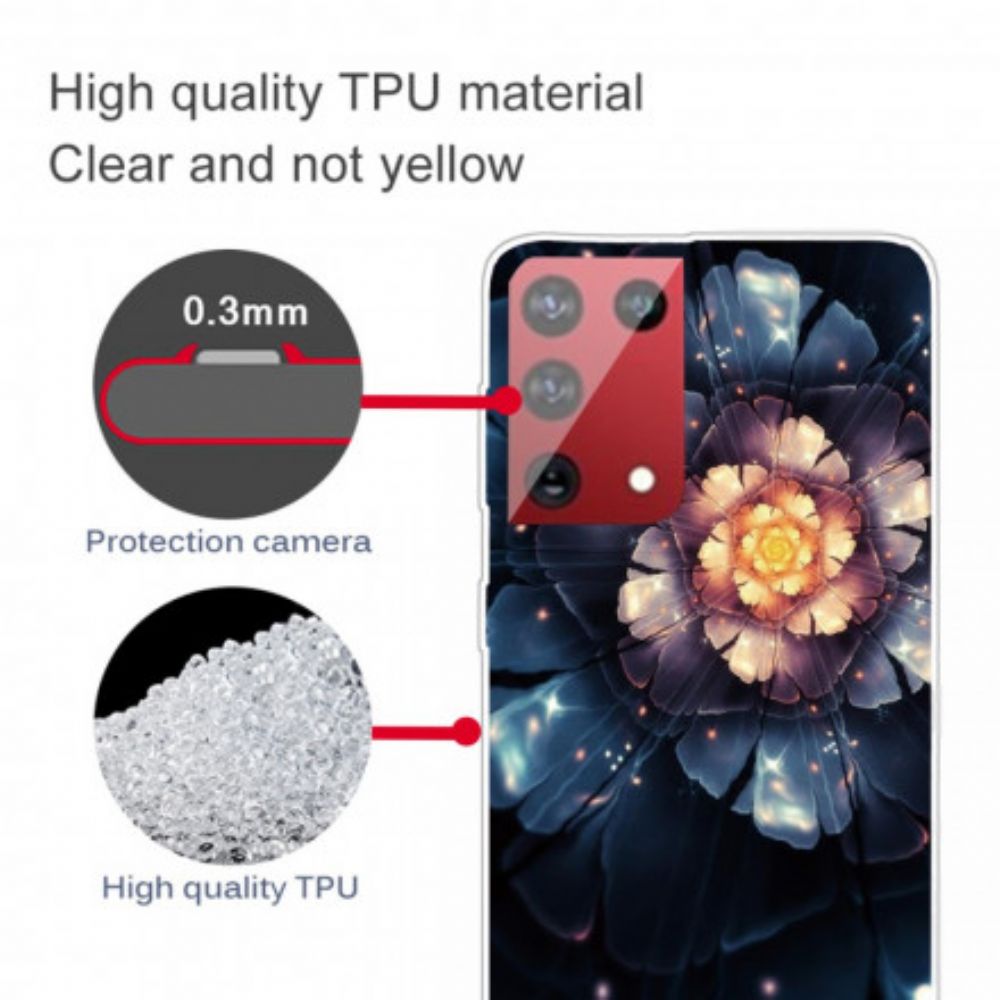Hoesje voor OnePlus 9 Pro Flexibele Bloemen