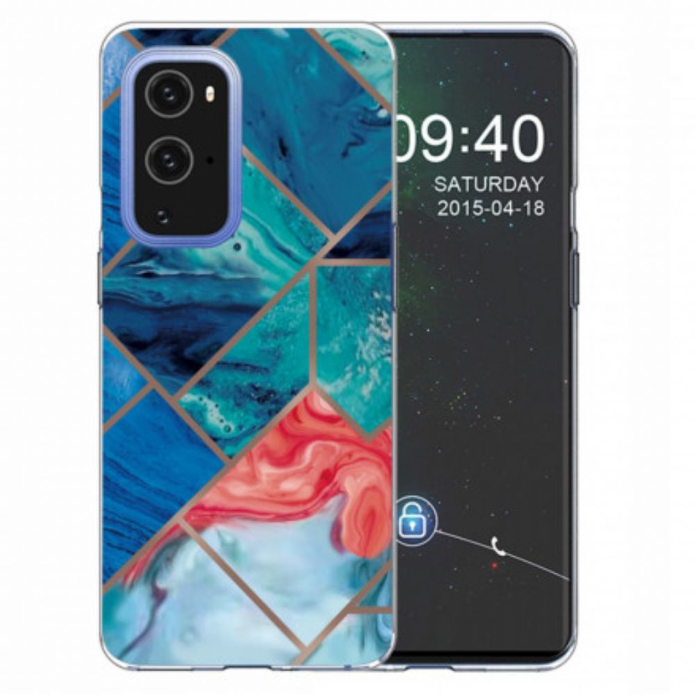 Hoesje voor OnePlus 9 Pro Marmeren Ontwerp