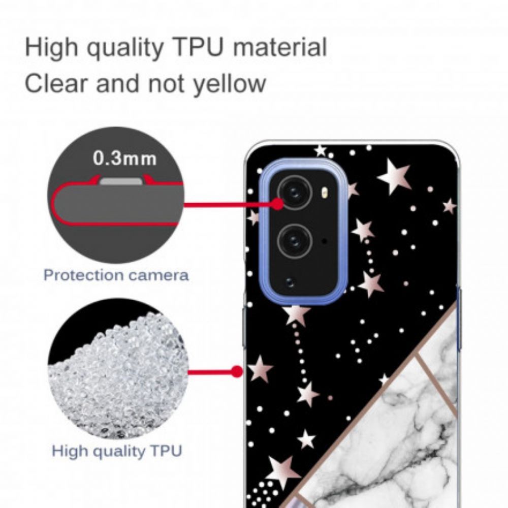 Hoesje voor OnePlus 9 Pro Marmeren Ontwerp