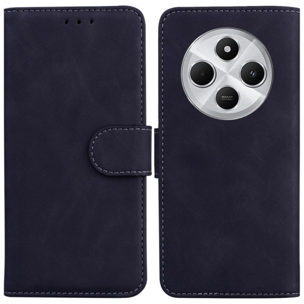 Bescherming Hoesje Poco C75 Suède-effect