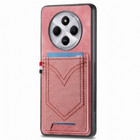 Cover Hoesje Poco C75 Telefoonhoesje Kaarthouder Van Denim