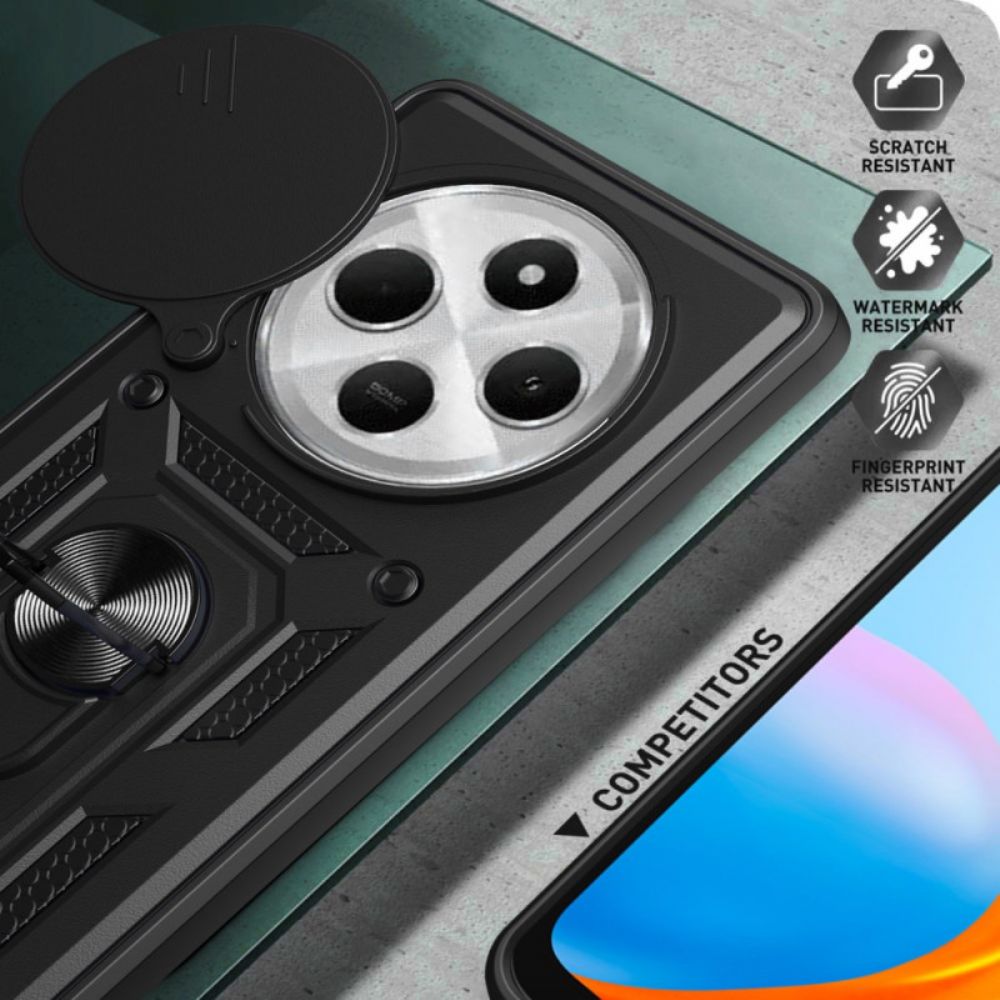 Cover Hoesje Poco C75 Telefoonhoesje Schuifbare Camerahoes En Standaard