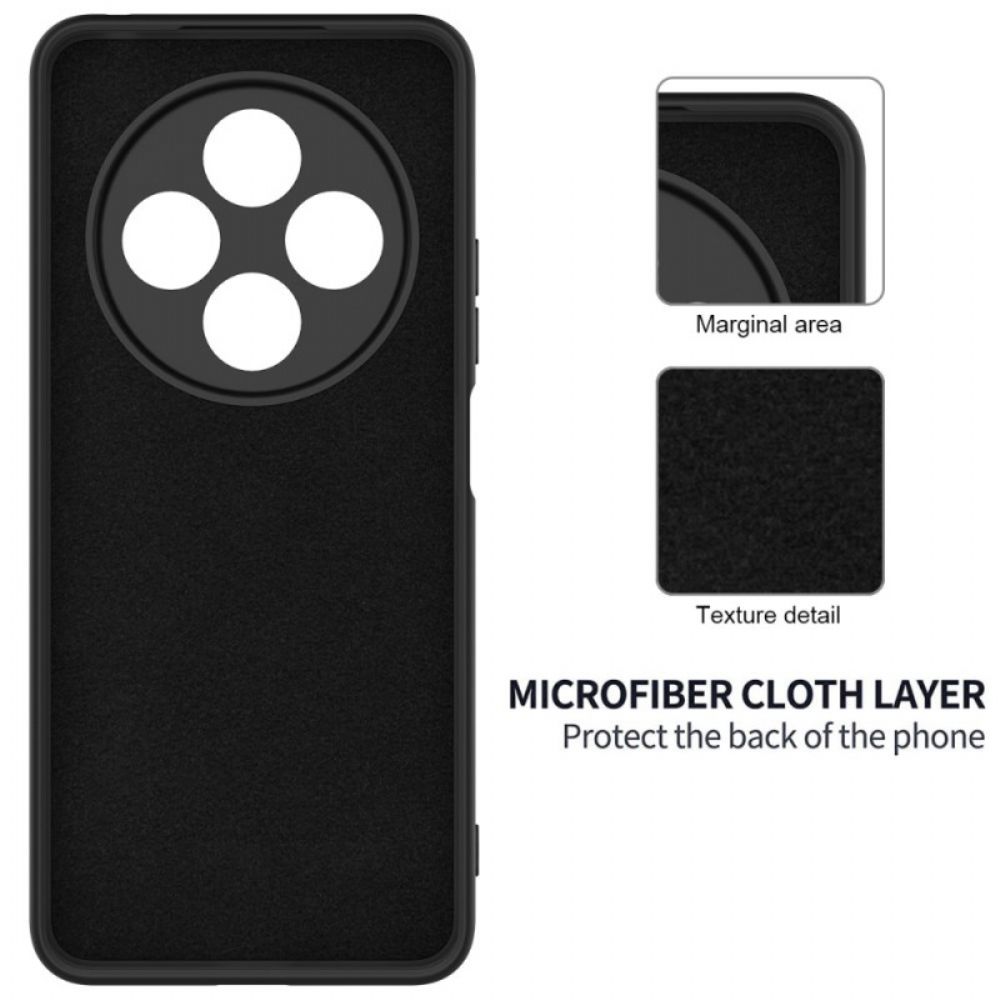 Cover Hoesje Poco C75 Telefoonhoesje Vloeibare Siliconen Band