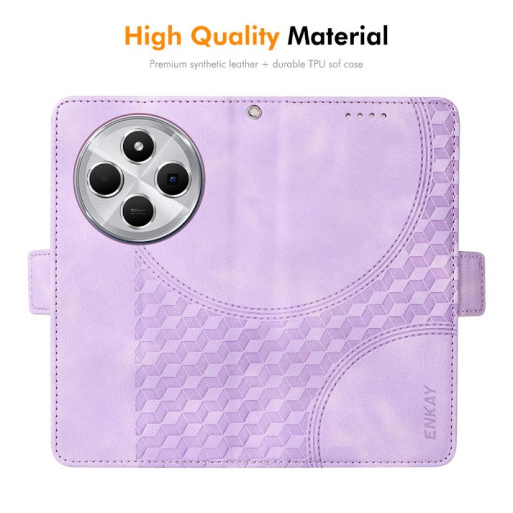 Duo Hoesje En Gehard Glazen Schermbeschermer Voor Xiaomi Redmi 14c / Poco C75