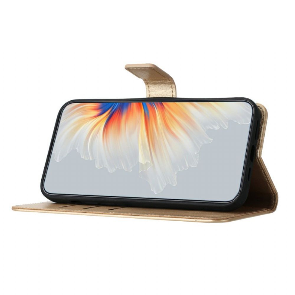 Flip Case Leren Poco C75 Mandalaprint Met Koord