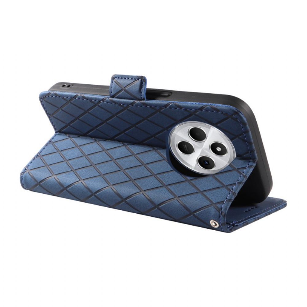 Folio-hoesje Poco C75 Diamanten